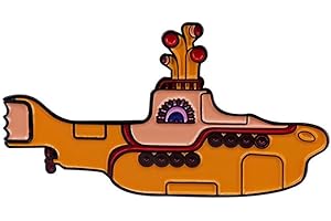 INSTITIZER The Yellow Submarine Brooch Rock Band Television Brooches Badge for Bag Lapel Pin Music Metal Badge Pins Buckle Accessories Pins Jewelry Gift For Friends