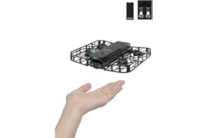 HOVERAir X1 Telecamera Auto-Volante, Video HDR con Drone Tascabile, Decollo sul Palmo, Percorsi di Volo Intelligenti, Follow-me Action Camera con Controllo a Mani Libere, Nero (Combo)