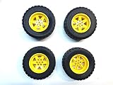 Lego Technic 4x Reifen Gelb 94.3 x 38 R - Lego