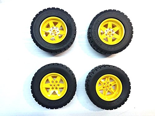 Preisvergleich Produktbild Lego Technic 4x Reifen Gelb 94.3 x 38 R