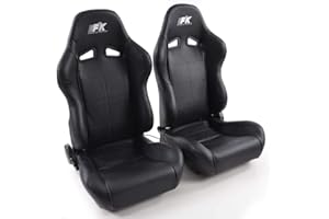 FK AUTOMOTIVE Sportsitz Set Comfort 1xlinks+1xrechts schwarz