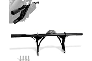 ONETK Highway Peg Crash Bar Engine Guard fits for Harley Davidson Dyna Street Bob FXDB/I Fat Bob FXDF Low Rider FXDL/I Wide Glide FXDWG/I 2006-2017 models with mid control only