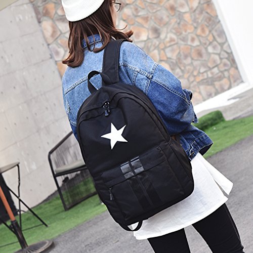 MeCooler Vintage Rucksack Schul Schultaschen Freitag Schulrucksack Damen Rucksäcke Weekender Herren Daypack Reisetasche Sporttasche Backpack Tasche für Sport Bag - 2