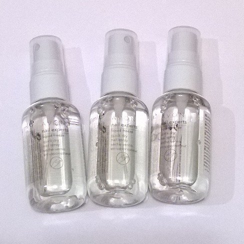 3 x Avon Nail Experts Liquid Freeze Quick Dry Nail Spray