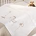 Bed-e-Byes Zippy Zebra Cot/ Cotbed Coverlet 1-Tog
