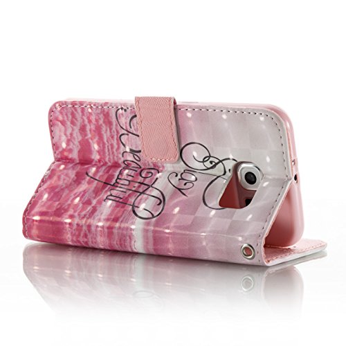 Samsung Galaxy S6 Leder Hülle,Galaxy S6 Book Case,TOYYM Folio PU Leder Wallet Tasche Case mit Standfunktion Karteneinschub und Magnetverschluß,Notebook Flip Cover Brieftasche Handytasche Innere Bumper Back Case Etui Hüllen für Samsung Galaxy S6,Beauty - 3