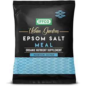 IFFCO Urban Gardens - Epsom Salt 900 gm - Organic Source of Magnesium Sulphate for Plants and Home Garden - Water Soluble Powder