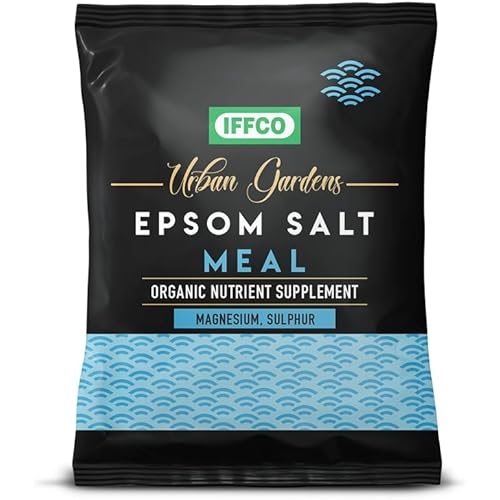 IFFCO Urban Gardens - Epsom Salt 900 gm - Organic Source of Magnesium Sulphate for Plants and Home Garden - Water Soluble Powder