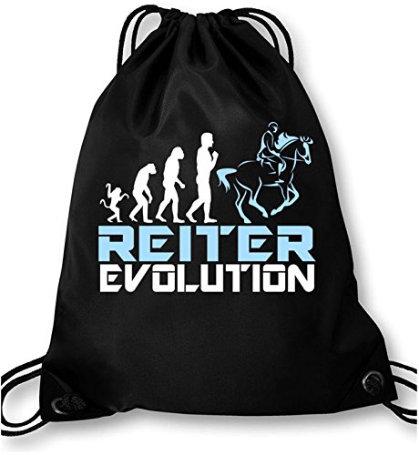 Preisvergleich Produktbild EZYshirt® Reiter Evolution Turnbeutel