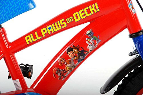Paw Patrol Fahrrad 14 Zoll Kinderfahrrad Kinder Rad Jungen Mädchen Rot 61450 - 3