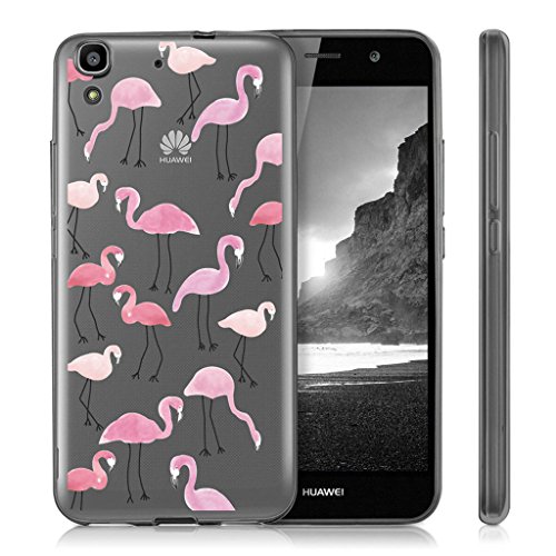 Huawei Y6 II Funda   ivencase Transparente Silicona TPU de Flexibilidad Carcasa Case Bumper Ultra Delgado Espalda Case Cover para Huawei Y6II   Huawei Y6 2 5 5 