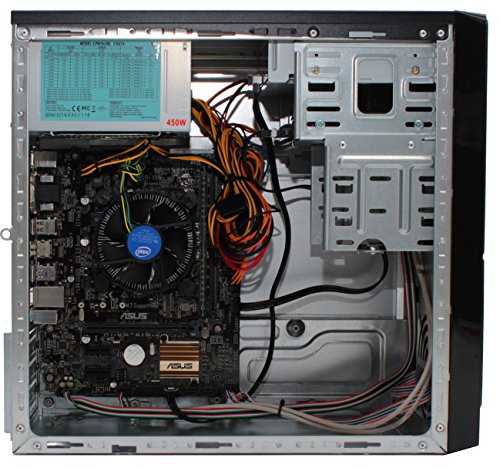 SNOGARD BasicLine PC | Intel Core i5-6500 Prozessor, Intel HD 530 Grafik, 8GB DDR4 RAM, 240GB SSD + DVD±RW • Silent Home Business & Multimedia Desktop Computer - 3