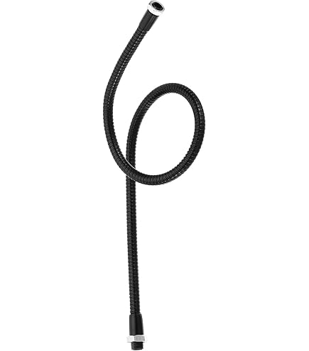 Tube Flexible Col De Cygne Métallique - Longueur 50 Cm - Filetage M10/M8 - Pour Micro, Support Téléphone, Bricolage - Argenté