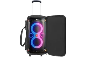 BeisDirect Torba na głośnik JBL PARTYBOX 110/100, wózek na kółkach, pokrowiec ochronny, przenośna torba na głośnik imprezowy z chowanym uchwytem, wielofunkcyjna torba do przechowywania, Czarny,