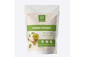HEBHAC HERBS Henna Powder for hair 227g - Henna Powder for Black Hair Pure and Natural Colour | Heena Mehendi | Natural Mehendi By Hebhac Herbals