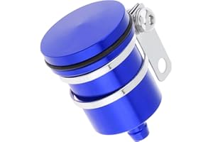 Windance Serbatoio liquido freno anteriore e posteriore in alluminio CNC 8mm tazza olio (blu)