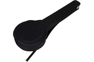 Pomurom Banjo Gig Bag Backpack for 5-String Banjos, Carrying Case With Adjustable Strap, Soft Padded Instrument Handbag Tote With Accessory Storage Pocket