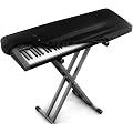 Housse pour Piano 88 Touches, Housse de Protection avec Cordon de Serrage pour Clavier Piano Numérique Antipoussière Couverture pour Yamaha Roland Casio 134 × 29 × 19 cm, Noir