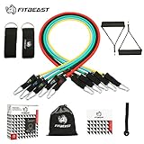💪 【Satisfacer las necesidades personales de entrenamiento】: el juego de bandas de resistencia FitBeast incluye 5 bandas de resistencia, 2 asas de cojín blandas, 2 correas de tobillo suaves, un ancla de puerta y una bolsa de mano impermeable, que puede satisfacer sus necesidades personales de entrenamiento en su pecho, espalda , caderas, abdomen, hombros, extremidades y así sucesivamente.