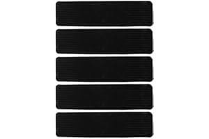 ZYNCUE Alfombras antideslizantes para escaleras de 76 x 20 cm, para interiores de madera, alfombras antideslizantes para escalones, alfombras autoadhesivas de goma de silicona suave antideslizante (5