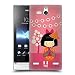 Produktbild Head Case Designs Kimi Japanische Puppe Soft Gel Hülle für Sony Xperia U / ST25i Kumquat