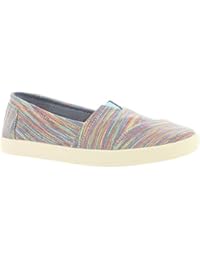 TOMS - Alpargatas de Lona para mujer Blue Aster Multi Space Dye