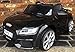 Price comparison product image Kids Licensed Audi TT RS Sports Car with Remote Control 12v Electric / Battery Ride on Car - Black