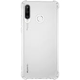 KZY İletişim Huawei P30 Lite ile uyumlu ile Uyumlu Kapak K&ouml;şe Korumalı AirBag Antishock Şeffaf Silikon Kılıf
