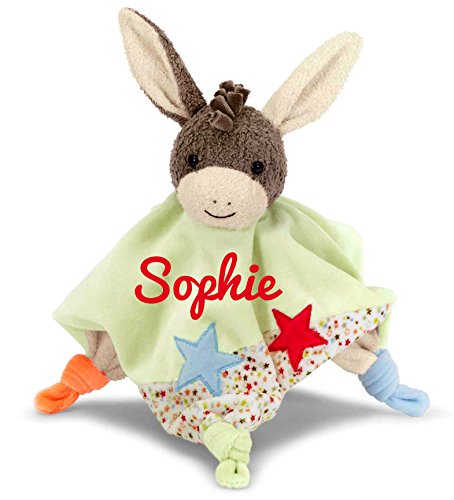 Sterntaler 37224 - Schmusetuch Esel Emmi M mit Namen bestickt