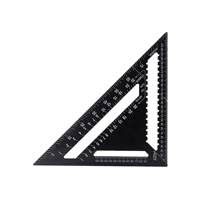 Buy Triangle Scale Ruler 12 Inch Aluminum Alloy Triangular Rule High