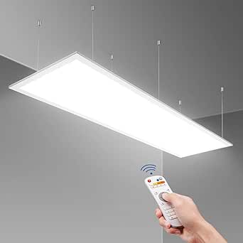 Pannello LED Soffitto 120x30cm Dimmerabile - 36W 3960LM Con Telecomando - Foto 13