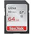 SanDisk Ultra 64GB SDXC bis zu 80&nbsp;MB/Sek, Class 10 Speicherkarte FFP