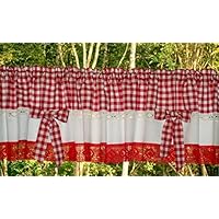 Materialmix Bistrogardine mit Schleifen