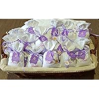 Crociedelizie, Stock 25 sacchetti ricamo nome bomboniere portaconfetti bimbo bimba prima comunione