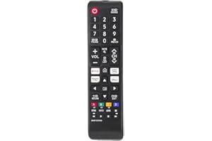 Davilis® Kompatybilny pilot zamienny do telewizorów Samsung LCD Plasma LED HDTV, szeroka kompatybilność i klawisze skrótów do aplikacji