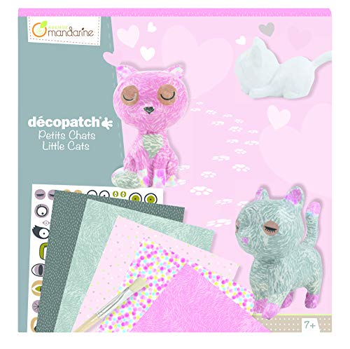 Avenue Mandarine - Kit de Caja Creativa, Papel, diseño de Gatos