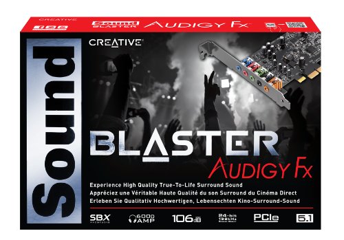 Creative Sound Blaster Audigy FX 5 1 SBX ProStudio - Tarjeta de sonido interna