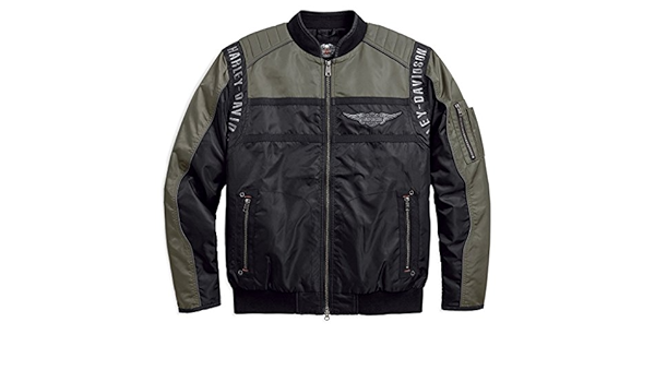 harley davidson nylon bomber jacket