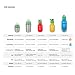 Klean Kanteen Kid Classic Sport Stainless Steel Bottle with Sports Cap, Children (Unisex), Edelstahl Kinderflasche mit Sport Cap 355 ml Kid Sport, Farm House, 355 ml