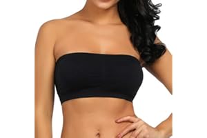 SURTTAN Sujetador Sin Tirantes Sin Relleno Sujetador Deportivo Top Sujetador Mujer Top Deportivo Banda Sujetador Mujer Deportivos con Espalda Cruzada Conjunto de Yoga para Mujer