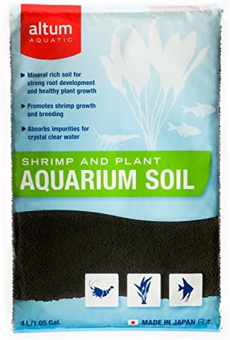 Altum Aquatic Shrimp and Plant Aquarium Soil, 8.8-Pound, Black