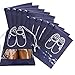 Produktbild FOGAWA Schuhbeutel Reise Schuhtasche Set Shoe Bags Schuhsack mit Zugband Schuhe Aufbewahrungstasche Wasserabweisend Staubabweisende 10er Set für Reise Zuhause Frauen Männer Kinder, Zwei Größen
