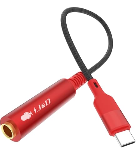 Adaptateur USB C Vers Jack 3 5 Mm Vers USB C Avec Puce DAC, Adaptateur