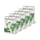 Caja de 5 paquetes 2500 Folios Navigator Universal 5x Paquete 500 hojas A4 80g Multifuncion