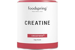 foodspring Creatine Powder, 150g, Pure Creatine Monohydrate for Muscle Growth, Strength and Endurance, Made in Germany