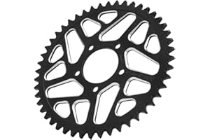 JFG RACING Sur-Ron Motorrad-Ritzel, 48 Zähne, Heckrad für Sur-Ron S/X Segway X160/X260 Talaria Sting Elektrisches Sur Ron Light Bee-Black