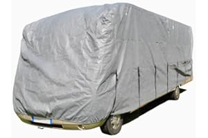 HBCOLLECTION Traspirante Telo copri copertura per camper autocaravan Integrali (LxlxH 8.00x2.60x2.80m)