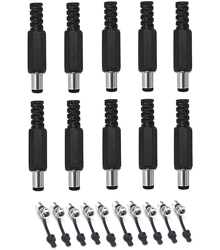 Connecteur DC 5.5x2.5mm Kit | Fiche Prise à Souder 12V Pour Audio/Video