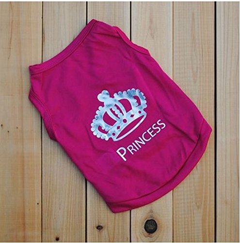 New-Cute-Pet-Dog-Princess-T-shirt-Clothes-Vest-Summer-Coat-Puppy-Costumes-OutfitSize-XSSML