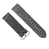 Erstklassiges Uhrenarmband aus glänzendem Leder von Beisoug Bling für Samsung Galaxy Watch 46mm